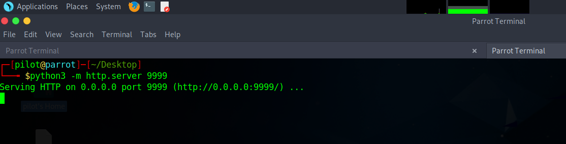 HTTP Server Setup for Malware Download